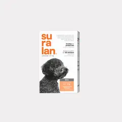 SURALAN - ANTIPULGAS PARA PERROS MINI 2.5 A 5 KG X 1 TAB