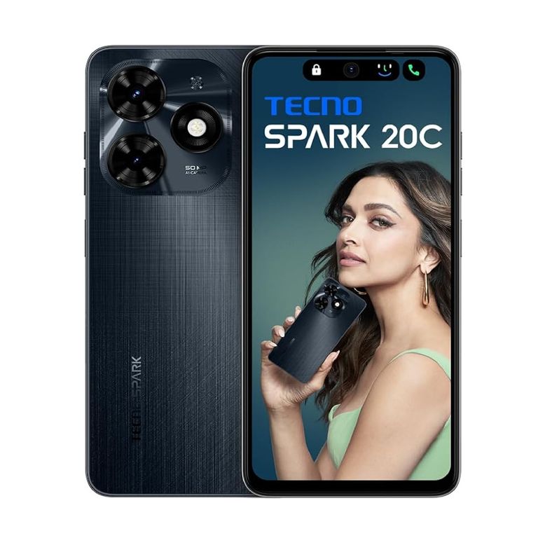 Celular Tecno Spark 20C 128GB ROM / 8GB RAM + 8GB RAM EXTENDED