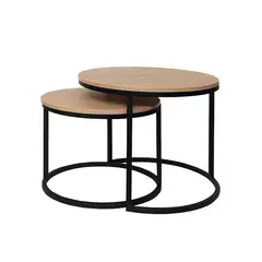 ZIYAZ - Mesa Centro Aster Rovere D60 con base D50