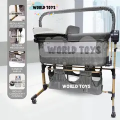 BABY - Cuna Colecho Mecedora «EMBY» de Lujo Gray