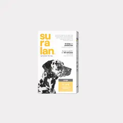 SURALAN - ANTIPULGAS PARA PERROS LARGE 20 A 40 KG X 1 TAB