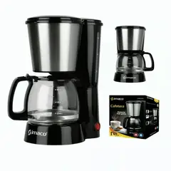 IMACO - Cafetera Eléctrica CM6065 Capacidad 6 Tazas 650 Watts