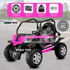 BABY - Carro a Batería 4x4 «RED FALCON» Todo Terreno Pink