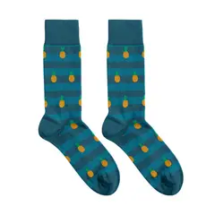 BILLY BROWN - Medias Piña con Diseño Colorido, Unisex, 1 Par