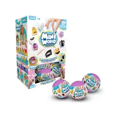 BOING TOYS - MINI WORLD COLECCIONABLES S3-Esferas Sorpresa mini utensilios 2309002 x 24 unid