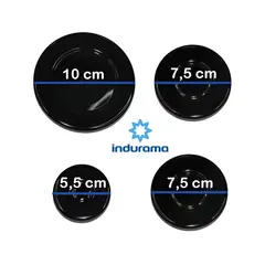 INDURAMA - Juego de 04 quemadores,Hornillas para cocina