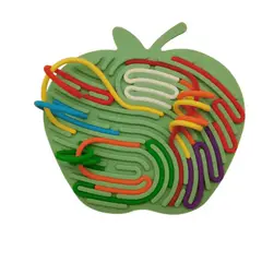 GENERICO - Tablero Sensorial Antiestrés Didáctico forma de manzana