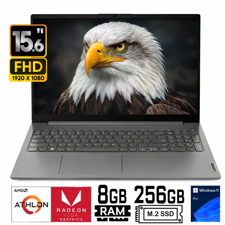 Laptop 255 G10 Athlon Silver 7120 Ram 8Gb SSD 256Gb 15.6" HD FreeDos