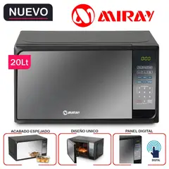 MIRAY - Horno Microondas HMM-20N 20 L