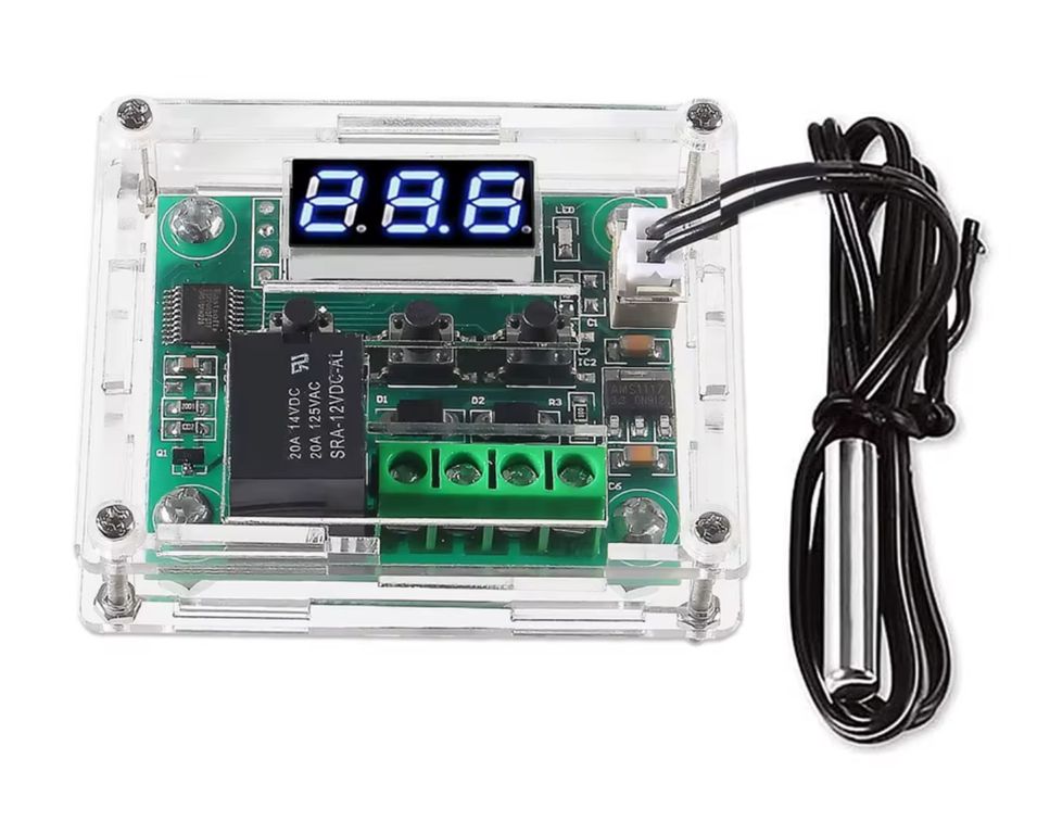 Kit Termostato W1209 12V con Carcasa