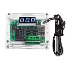 GENERICO - Kit Termostato W1209 12V con Carcasa