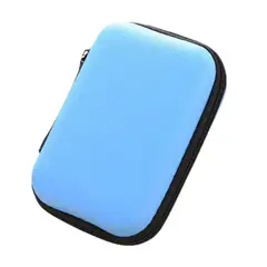 GENERICO - Case Estuche Funda Protector Para Auriculares CELESTE
