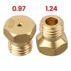 GENERICO - Pack de 2 niples para gas natural (Inyectores)