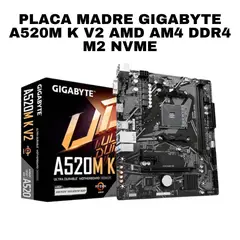 GIGABYTE - PLACA MADRE A520M K V2 AMD AM4 DDR4 M2 NVME