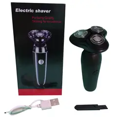 GENERICO - Maquina Afeitadora recargable de 3 Cabezales Rasuradora