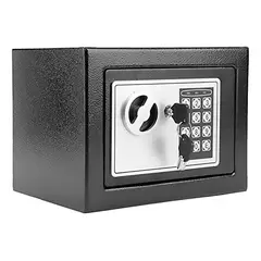 U BUY - Caja Seguridad Fuerte DigitalX2 Llaves + Teclado Color Negro