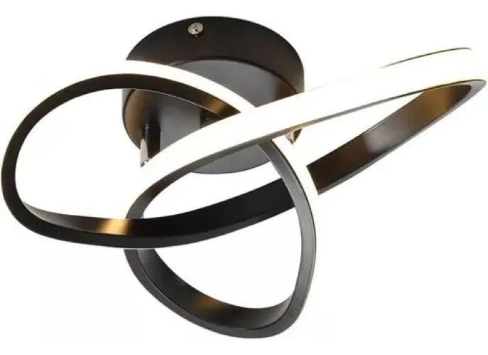 Lámpara Moderna Para El Hogar Color Negro