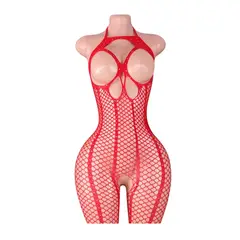 GENERICO - LENCERIA MALLA CORPORAL CATSUIT ENTERISO