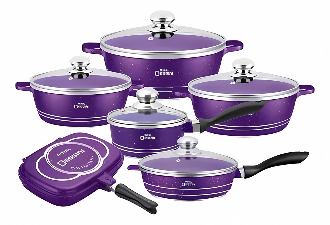 Juego De Ollas Completo Granito 23 Piezas