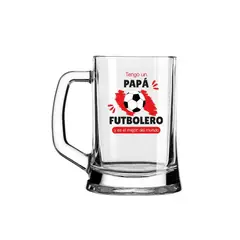 ICHIMATSU - Jarro Chopp Hamilton Día del padre 340 ml D/Tengo un papa Futbolero X6.