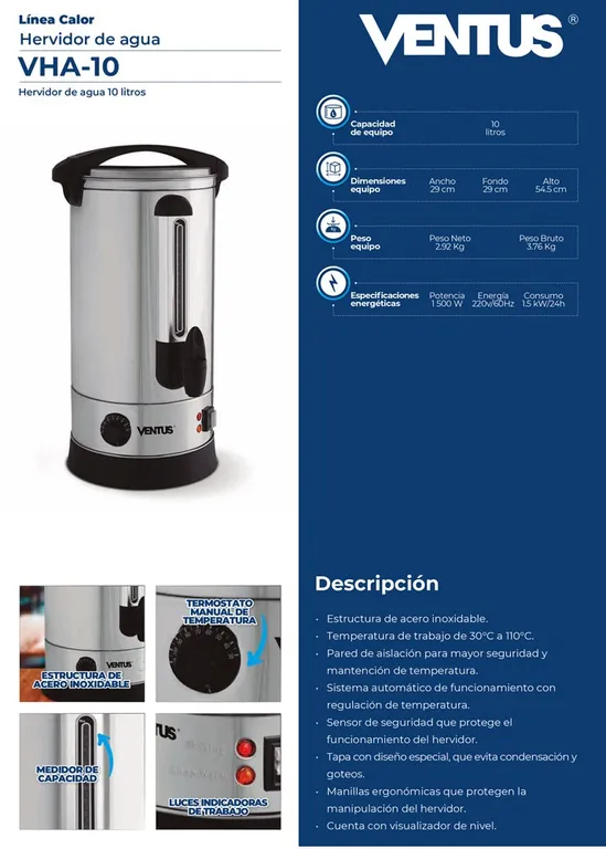 Hervidor de Agua VHA-10