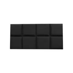 MUEBLES MACRUMO - Cama tapizada Serena + almohada - 1.5 Plz - Color Negro