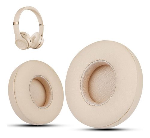 Almohadillas para audífonos Beats Solo 2 y 3 beige