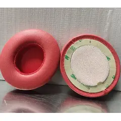 GENERICO - Almohadillas para audífonos Beats Solo 2 y 3 rojo oscuro