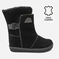 MARIBU - BOTAS DE CUERO GAMUZA CON PELUCHE 560