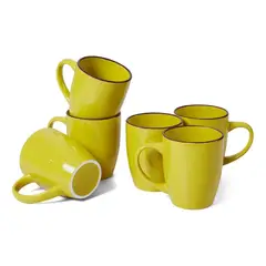 OEM - Tazas de Porcelana Elegante Pack X6 para Café té y más