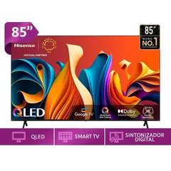 HISENSE - Televisor Qled 85 85q6n 4k Google Tv