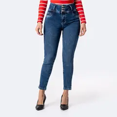 PIONIER - Jean Pitillo Denim Stretch Mujer Dayannah