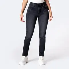 PIONIER - Jean Semi Pitillo Denim Stretch Mujer Nanccy