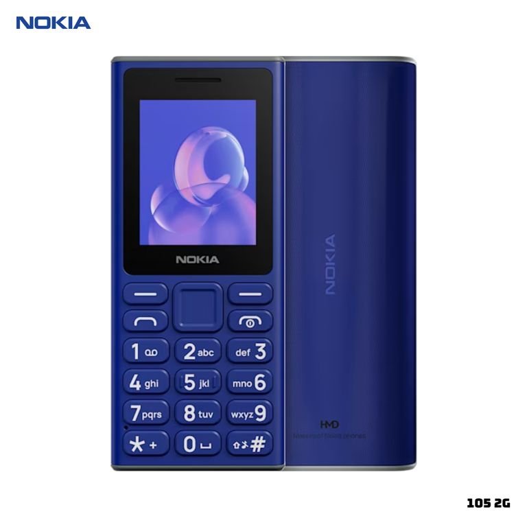 CELULAR BASICO 105 2G DUAL SIM - AZUL