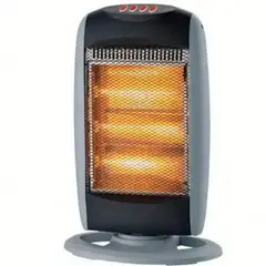 GENERICO - Calefactor Estufa 1200W Giratorio Con 3 FOCOS