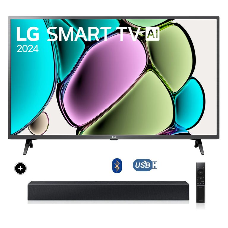 Televisor 43 Full HD LED Smart TV WebOS 43LR6000 + BARRA DE SONIDO