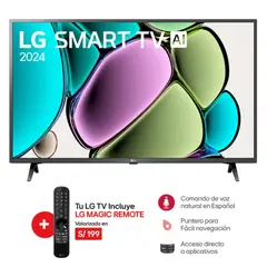 LG - Televisor 43 Full HD LED Smart TV WebOS 43LR6000 + control magic