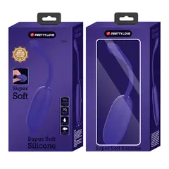 PRETTY LOVE - Huevo Vibrador Silicona Mujer Julius Super Suave Morado Carga USB
