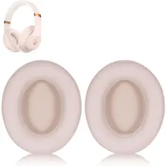 GENERICO - Almohadillas para audífonos Beats Studio 2.0 y 3.0 crema