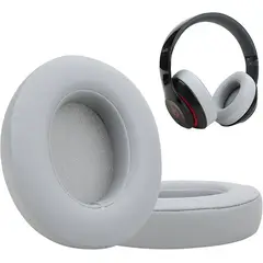 GENERICO - Almohadillas para audífonos Beats Studio 2.0 y 3.0 gris