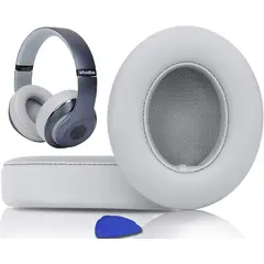 GENERICO - Almohadillas para audífonos Beats Studio 2.0 y 3.0 gris claro