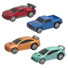 DRIVEN - Set de 04 autos miniatura a fricción