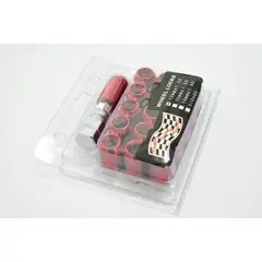 GENERICO - TUERCA DE RUEDA TUBULAR 16+1 32MM COLOR ROJO 12X125