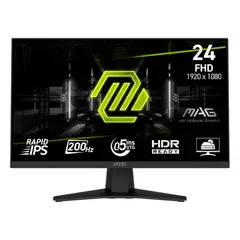MSI - Monitor MAG 244F 24 FHD Rapid IPS 200 Hz 05 ms FreeSync HDR