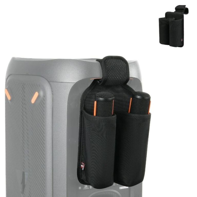 Bolso Estuche Soporte de Micrófonos para Parlantes JBL PartyBox