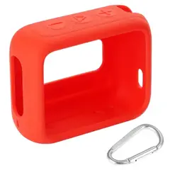 GENERICO - Funda Case De Silicona Para Jbl Go 4 rojo
