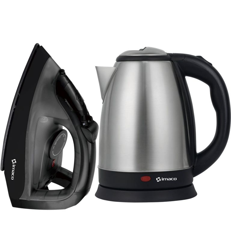 COMBO Plancha a vapor ETA600N + Hervidor Eléctrico 1.8 L KE1801
