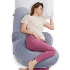 MOMCOZY - Almohada de embarazo en forma de F