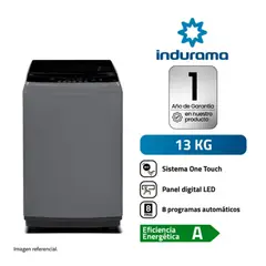 INDURAMA - Lavadora automática LRI 13DGR