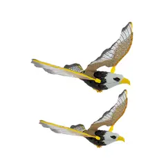 GENERICO - ESPANTAPÁJAROS AHUYENTADOR COLGANTE DE AVES A PILAS PACK X2